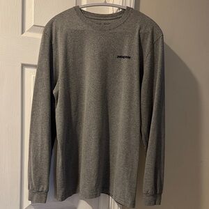 Patagonia Men's Charcoal Long Sleeve Tee